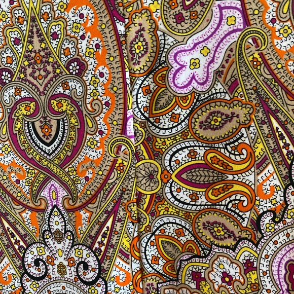 Gorgeous bright print sleeveless summer top, Med - Picture 3 of 5